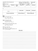 Kiểm tra 1 tiết số học 8 chương 1 đề 2