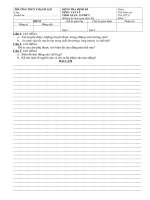 Kiểm tra 15 phút Vật lý 7 lần 2