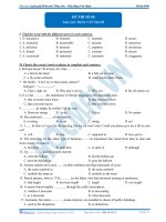 Hocmai luyện đề môn tiếng anh số  (20) 