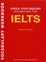 IELTS test vocabulary