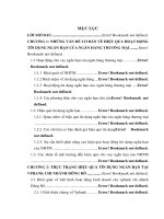 Nâng cao hiệu quả hoạt động tín dụng ngắn hạn tại Ngân hàng Thương mại cổ phần Việt Nam Thịnh Vượng - Chi nhánh Đông Đô (VPBank)