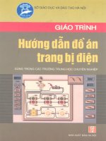 THCN giáo trình hướng dẫn đồ án trang bị điện   vũ ngọc vượng, 132 trang