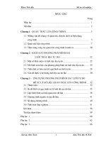 Khóa luận khảo sát phương pháp bình sai lưới trắc địa tự do và ứng dụng trong xử lý số liệu quan trắc lún công trình 