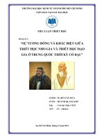 t học đạo gia ở trung quốc thời kỳ cổ đại 