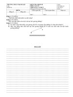 Kiểm tra 15 phút Vật lý 7 lần 1