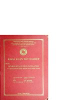 Mô hình du lịch mice ở singapore và khả năng ứng dụng tại việt nam 