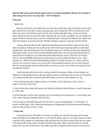 Đánh giá hiện trạng môi trường tài nguyên nước và ứng dụng GISSWAT để quản lý lưu lượng và chất lượng nước của lưu vực sông công  tỉnh thái nguyên