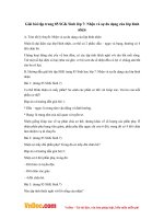 Giải bài tập trang 85 SGK Sinh lớp 7: Nhện và sự đa dạng của lớp hình nhện