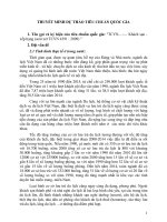 THUYẾT MINH DỰ THẢO TIÊU CHUẨN QUỐC GIA