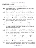 350 CÂU TRẮC NGHIỆM CHUYÊN ĐỀ THỂ TÍCH