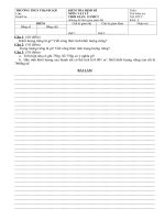 Kiểm tra 15 phút Vật lý 6 lần 2