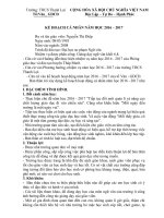 Kế hoạch cá nhân môn Ngữ văn 6 2016 2017