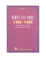 Ebook tâm lý học y học  y đức phần 1 – nguyễn hình ngọc (chủ biên)