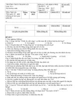 Kiểm tra 1 tiết Ngữ văn 8 học kỳ I đề số 2