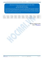 Bài 1+2 kim loại tác dụng với HNO3  H2SO4 đặc nóng (2) 