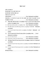 Hoàn thiện tổ chức kế toán tại các đơn vị sự nghiệp có thu thuộc Trung Ương Đoàn thanh niên cộng sản Hồ Chí Minh