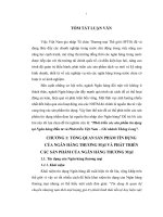 Phát triển các sản phẩm tín dụng tại ngân hàng đầu tư và phát triển Việt nam chi nhánh Thăng Long