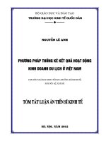 Phương pháp thống kê kết quả hoạt động kinh doanh du lịch ở Việt Nam.PDF