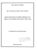 quản trị vốn lưu động trong các công ty cổ phần xây dựng việt nam 