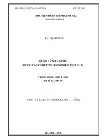 Quản lý nhà nước về báo chí ở việt nam hiện nay