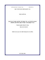 Quản lý nhà nước về trật tự, an toàn giao thông đường bộ ở việt nam hiện nay (1) 