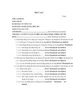 Nâng cao hiệu quả hoạt động thông tin tín dụng tại Trung tâm thông tin Tín dụng - Ngân hàng nhà nước Việt nam