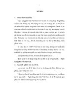 Quản lý rủi ro tín dụng trong cho vay đầu tư tại sở giao dịch I - Ngân hàng phát triển Việt nam