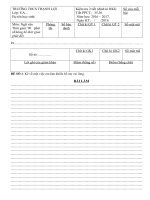 Bài viết số 2 đề 1 Ngữ văn 8