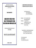 Nghiên cứu phát triển quy trình quản lý tiến trình nghiệp vụ trong lĩnh vực ngân hàng thương mại Việt Nam.PDF