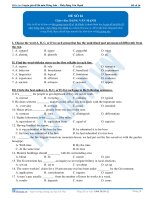 Hocmai luyện đề môn tiếng anh số  (14) 