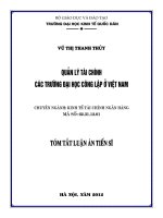 Quản lý tài chính các trường đại học công lập ở Việt Nam.PDF