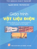 THCN giáo trình vật liệu điện    nguyễn viết hải, 109 trang