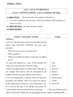 giáo án tiếng anh thí điểm lớp 9