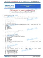 2016 NP 01 5 công thức phân tích câu 