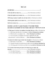 Hoàn thiện quản lý tài chính tại bệnh viện Nhi trung ương