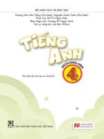 Tổng hợp Sách giáo viên Tiếng Anh thí điểm lớp 4