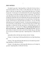 Nâng cao chất lượng thẩm định dự án đầu tư tại sở giao dịch ngân hàng Đầu tư và Phát triển Việt Nam
