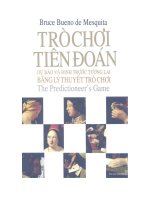 Trò Chơi Tiên Đoán (Dự báo và định trước bằng Lý Thuyết Trò Chơi)