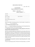 Mẫu bản kiểm điểm đảng viên sinh hoạt nơi cư trú