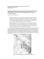 Nghiên cứu, phân loại các dạng sụt, trượt mái taluy đường Hồ Chí Minh đoạn Đắk Rông - Thạnh Mỹ và luận chứng giải pháp xử lý hiệu quả