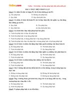 Câu hỏi trắc nghiệm môn Giáo dục công dân lớp 12 bài 2: Thực hiện pháp luật (Có đáp án)