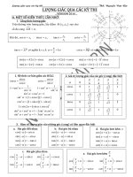 CHUYÊN đề LƯỢNG GIÁC(CS+ĐA)   NVR version 2016