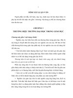 Thương hiệu Trường đại học kinh tế và quản trị kinh doanh - Đại học Thái Nguyên dưới quan điểm của sinh viên và người sử dụng lao động