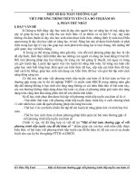 Một số bài toán thường gặp về viết phương trình tiếp tuyến của đồ thị hàm số