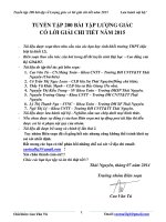 200 bài lượng giác cơ lời giải chi tiết