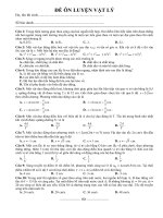 Đề trắc nghiệm lý 2016 2017