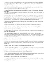 câu hỏi vật lí định tính