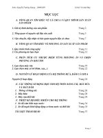 Luận văn TÌM HIỂU VỀ CÀ CHUA VÀ QUY TRÌNH SẢN XUẤT SẢN PHẨM