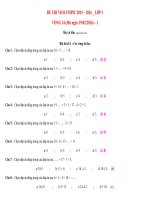 Đề thi violympic lớp 1 có đáp án