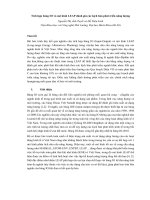 Tích hợp bảng IO và mô hình LEAP đánh giá các kịch bản phát triển năng lượng